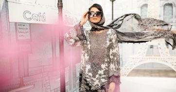 3 Piece Unstitched Embroidered Lawn Suit